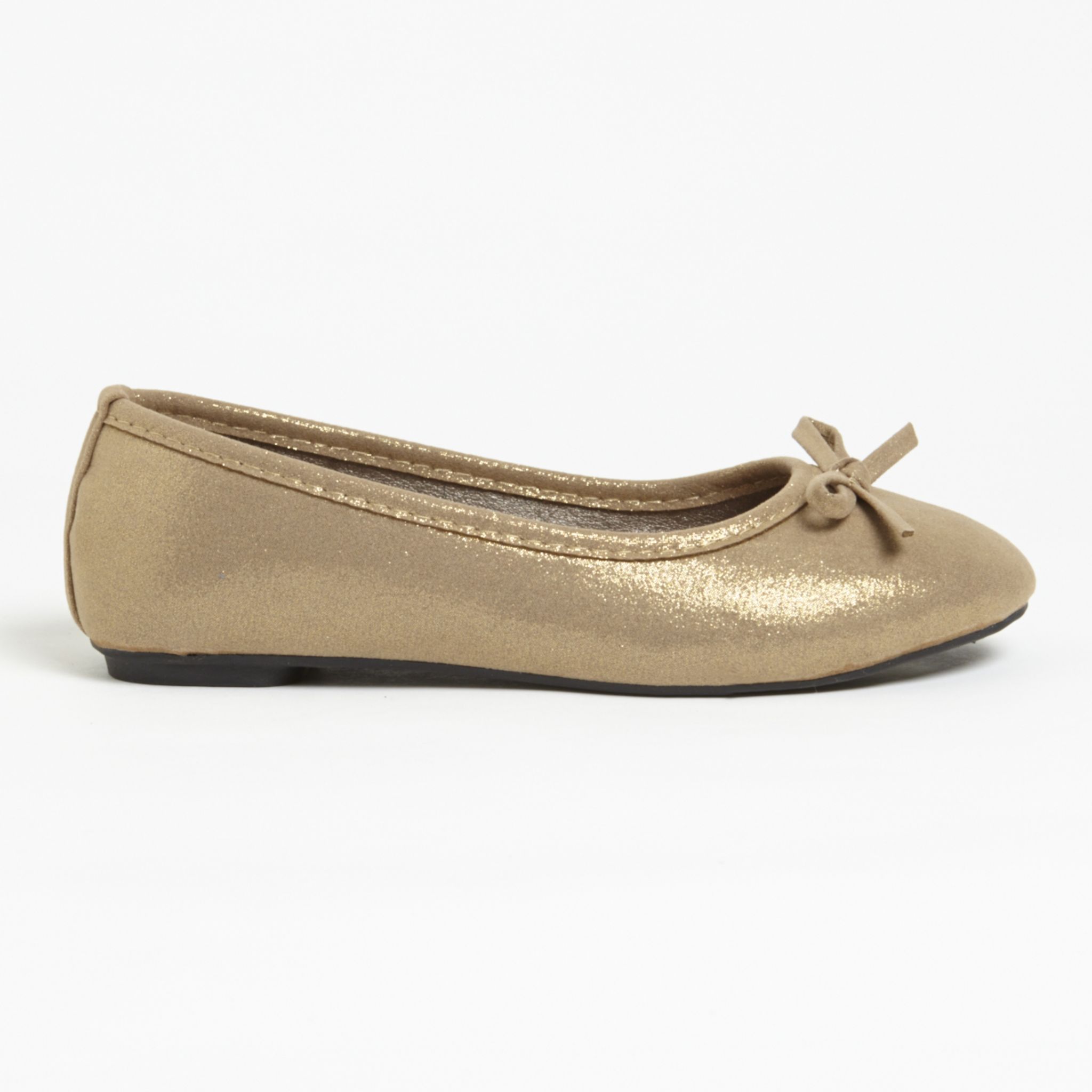 IN EXTENSO ballerines fille dore du 31 au 38 pas cher Auchan