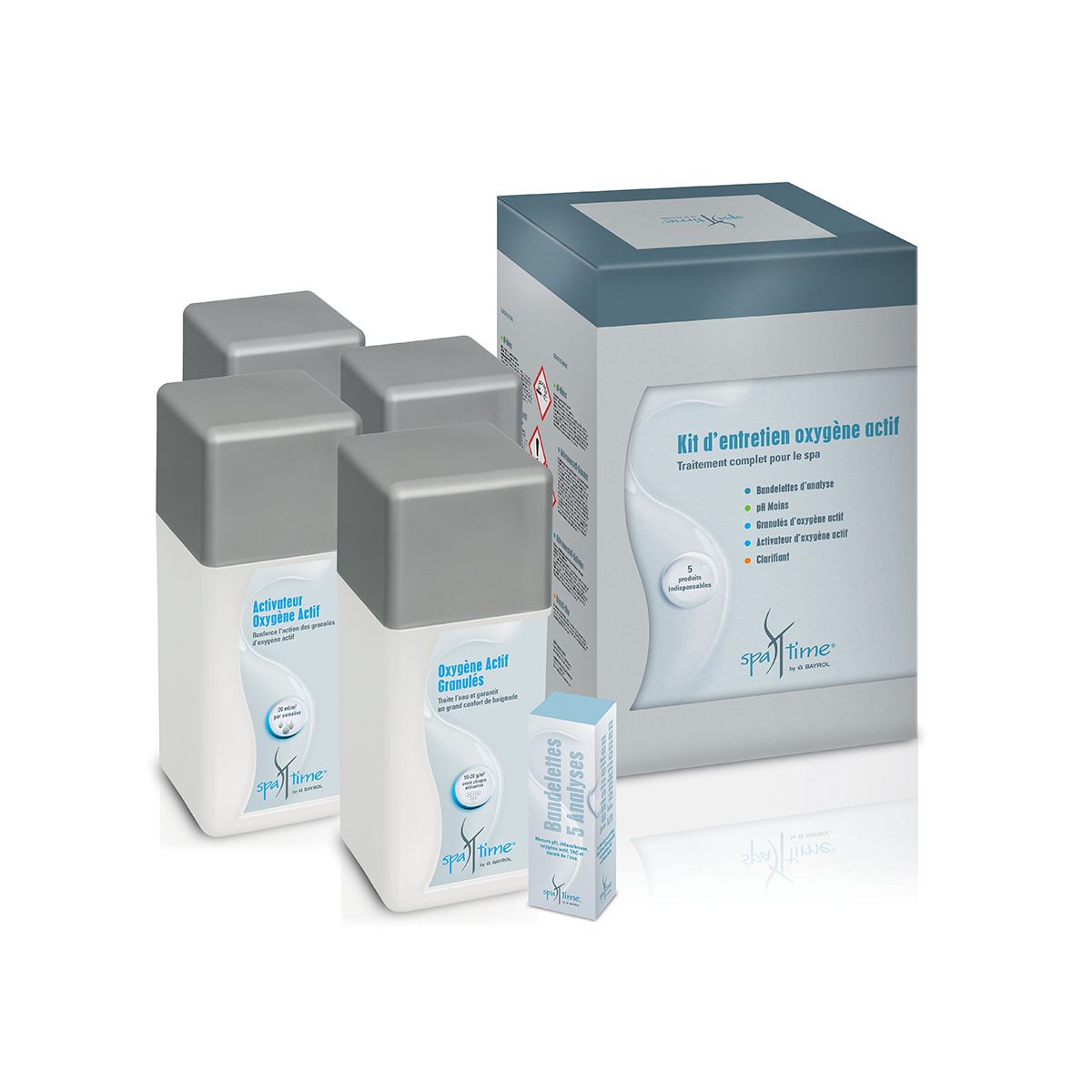 Bayrol Pack de traitement oxygène actif SpaTime pour spa - Bayrol