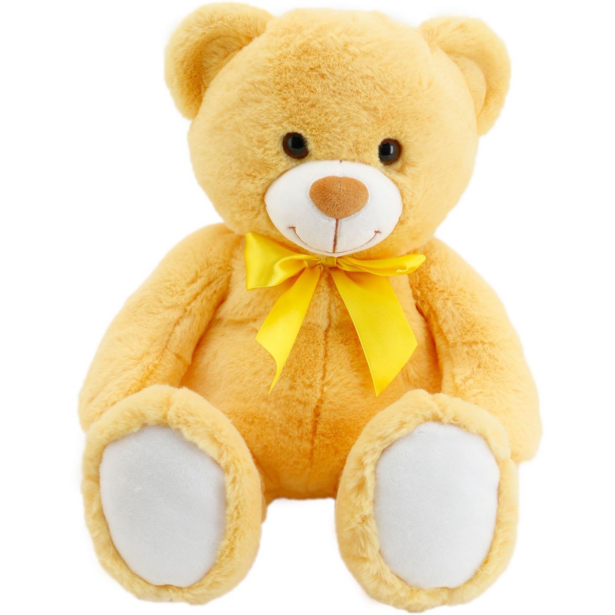 Ours en peluche 50 cm Jaune