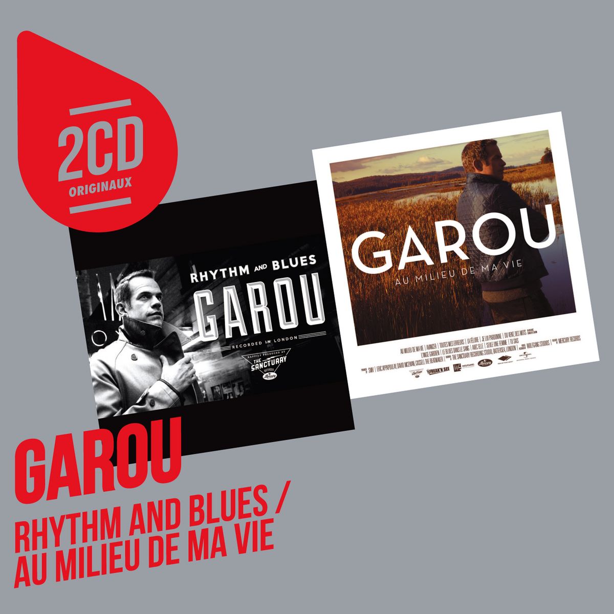 Garou: Au Milieu De Ma Vie / Rhythm And Blues Pas Cher à Prix Auchan