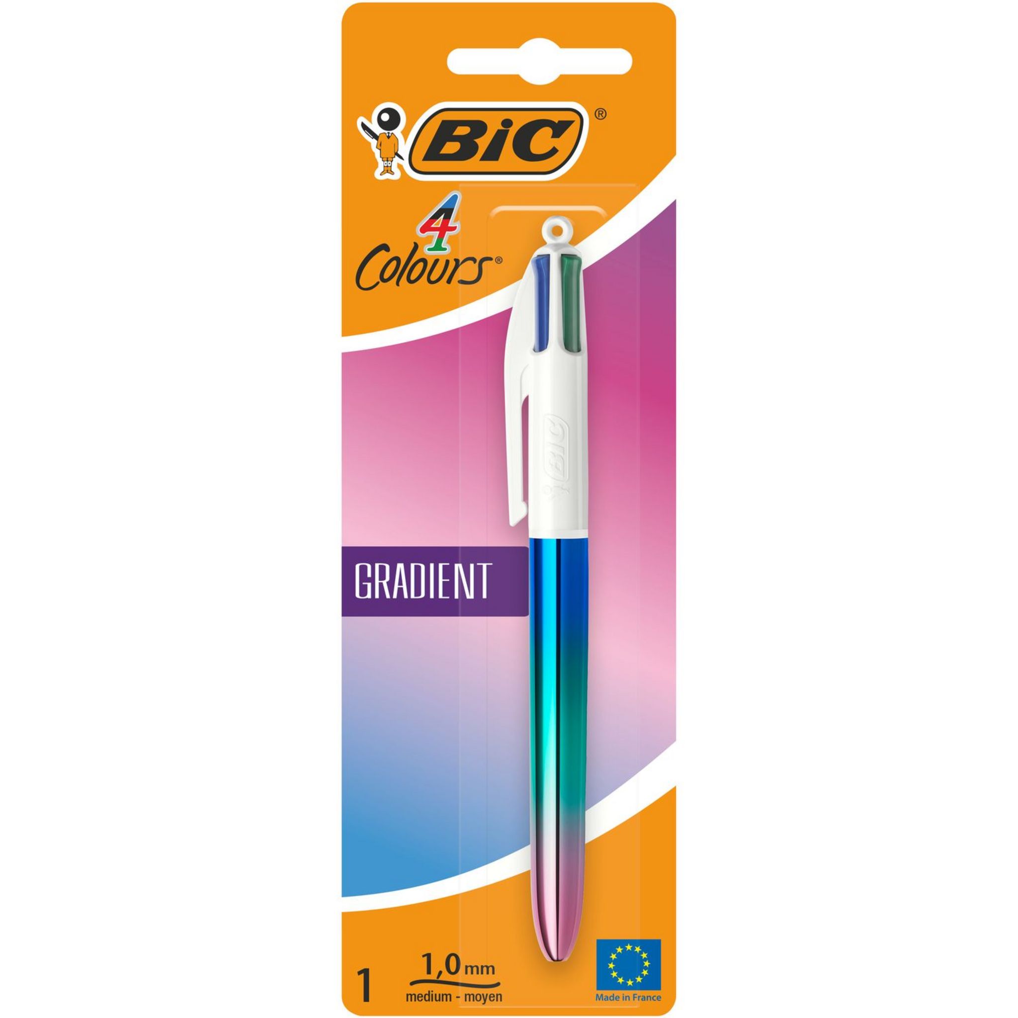 Stylo Bille BIC 4 Couleurs Gradient - Original & Durable