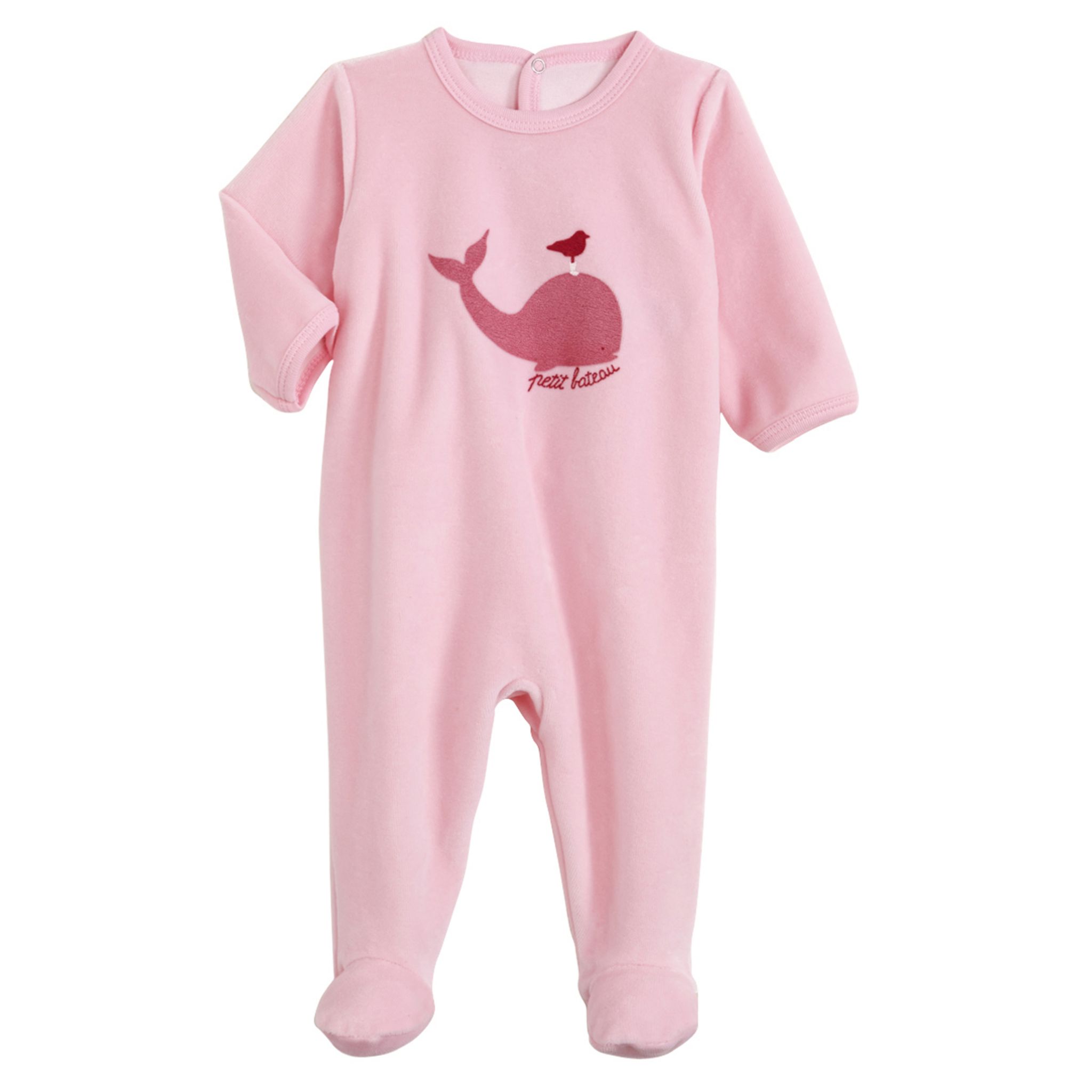 Petit Bateau Pyjama bébé en velours Hiboux A056V – e-shop-laboiteadoudous.be