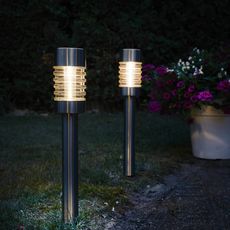 Luxform Lampe de jardin a LED solaire Torino 2 pcs