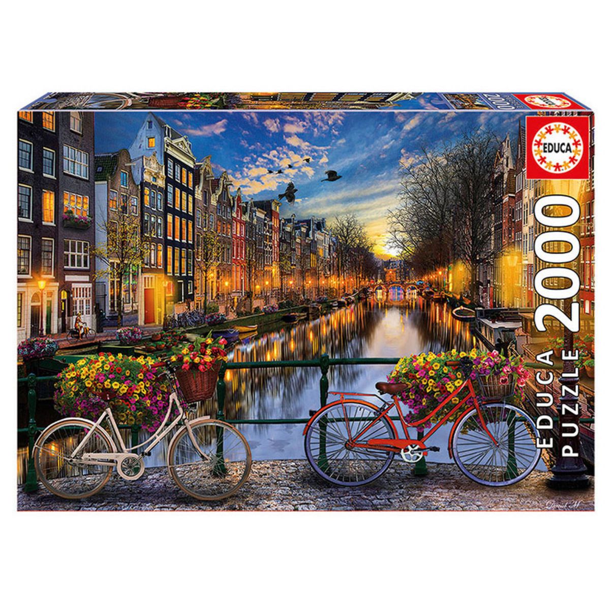 EDUCA Puzzle 2000 pièces : Amsterdam