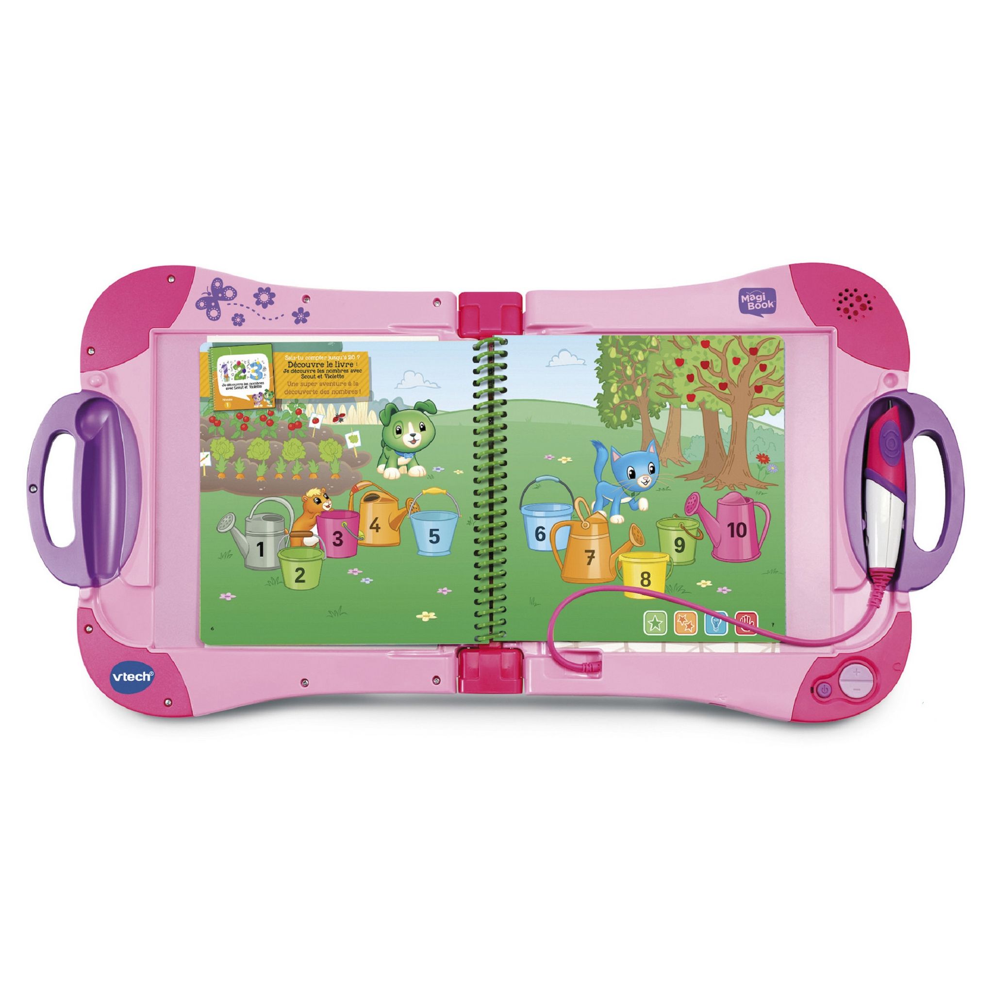 VTech - MagiBook, Pack 3 Livres Éducatifs Niveau 2 Mes Apprentissages de  Grande Section, CP et CE1