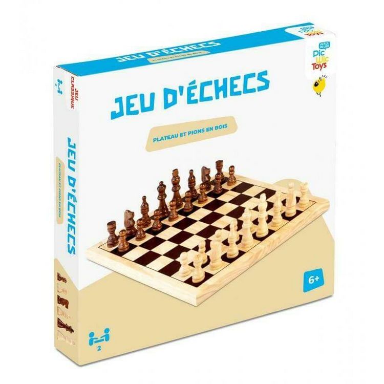 PICWICTOYS Jeu d'échecs et de dames magnétique pas cher 