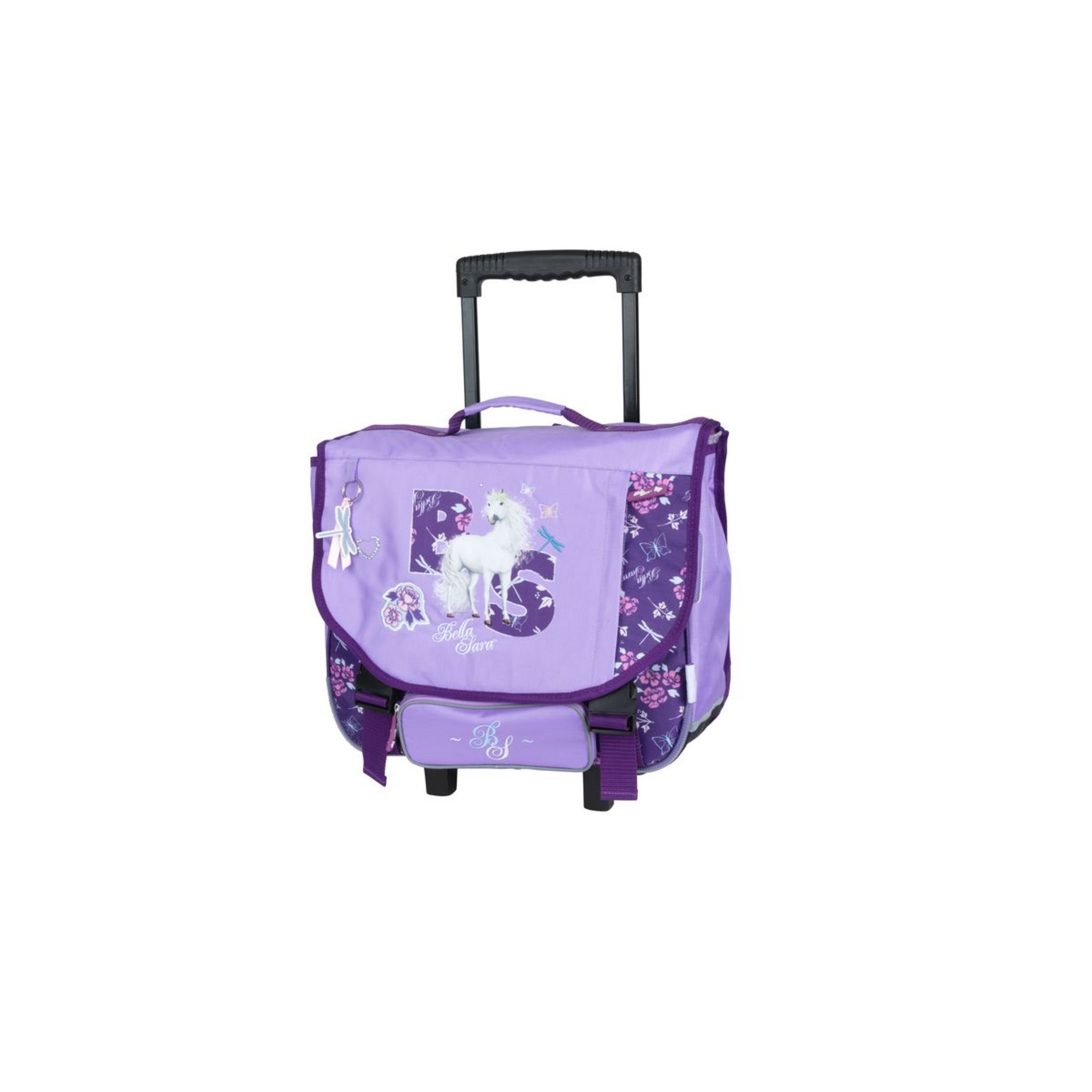 Cartable a best sale roulette fille leclerc