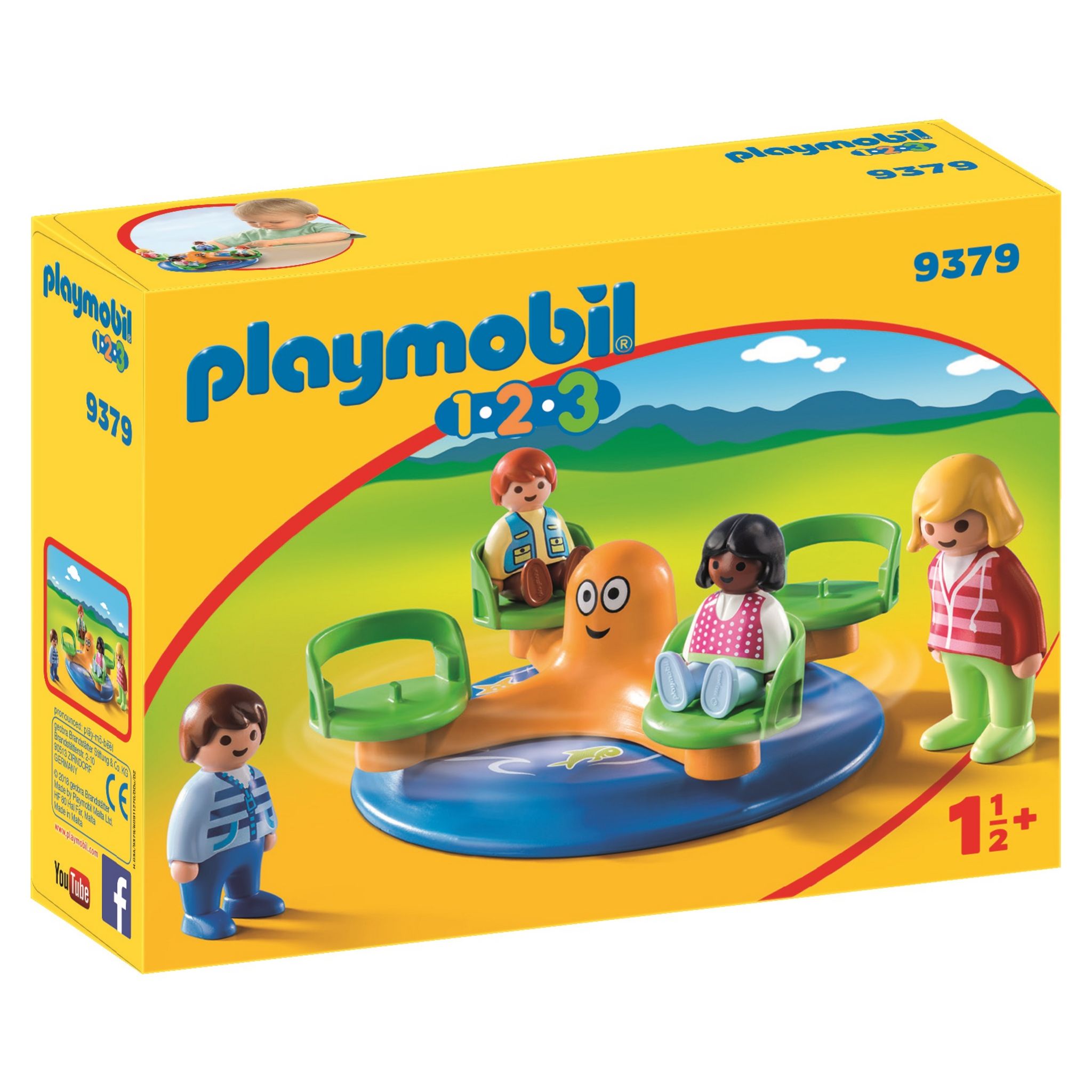 PLAYMOBIL - ENFANT AVEC ESCARGOT À BASCULE 1.2.3 71322