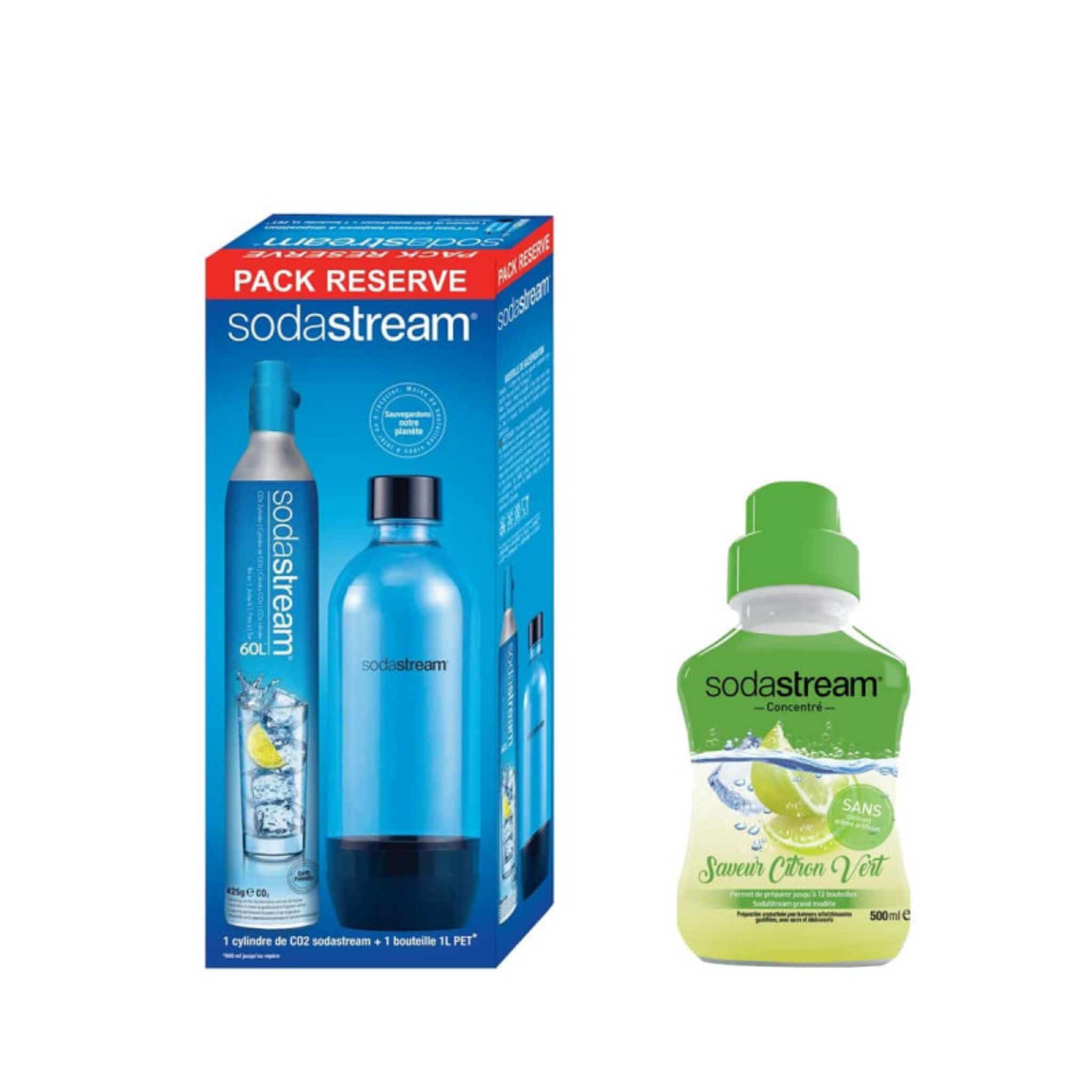 SodaStream Cylindre de CO2 (60 L) + bouteille PET au meilleur prix sur