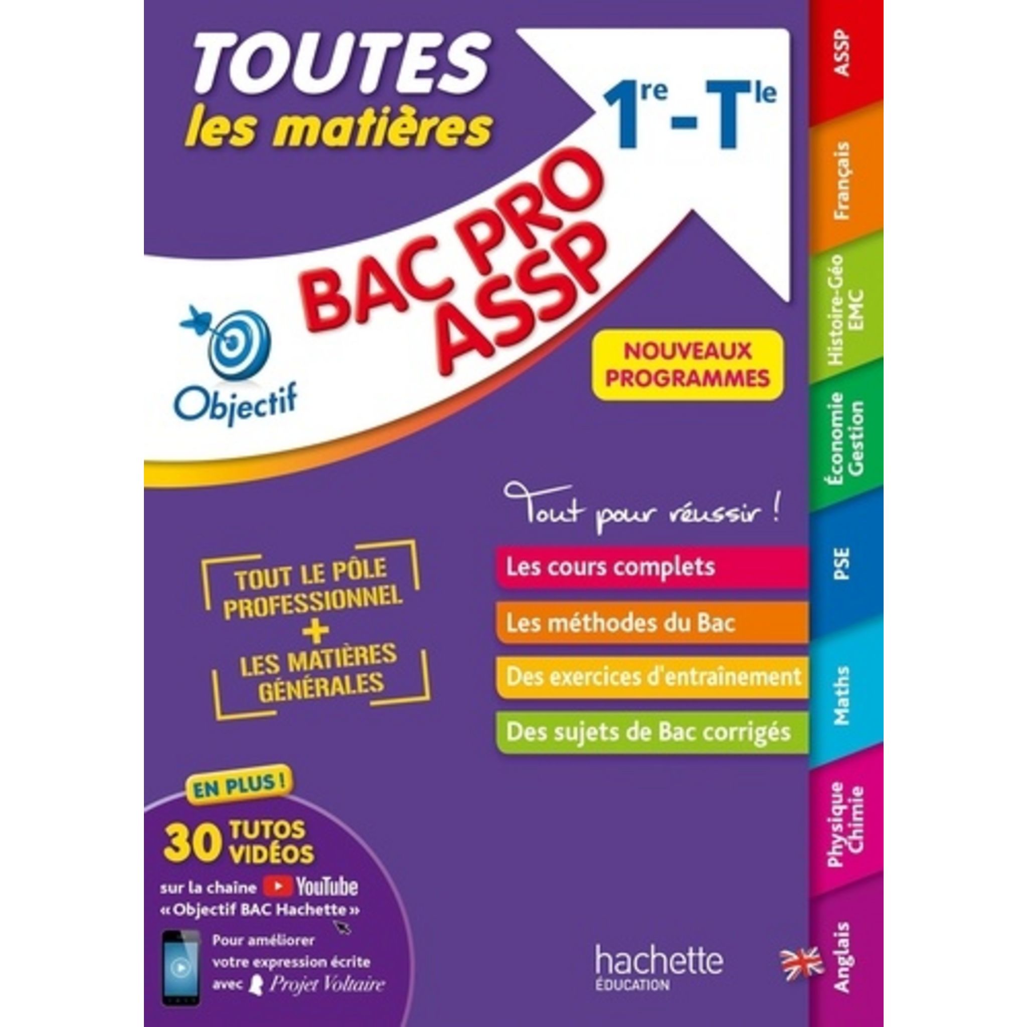Bac Pro Assp Sujet TOUTES LES MATIERES BAC PRO ASSP 1RE-TLE. EDITION 2021, Garcio Jérémie pas  cher - Auchan.fr