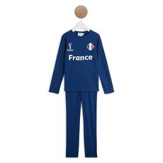 FIFA Pyjama peluche foot France enfant  (bleu)