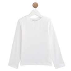 IN EXTENSO T-shirt manches longues fille (Blanc)