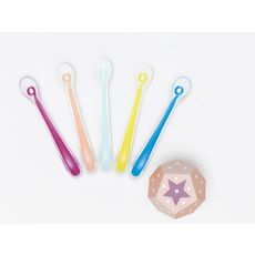 Babymoov Set De 5 Cuilleres Silicones 1er Age Pas Cher A Prix Auchan
