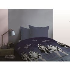DISNEY Couette imprimée enfant Disney Star Wars Stormtrooper (Bleu foncé)