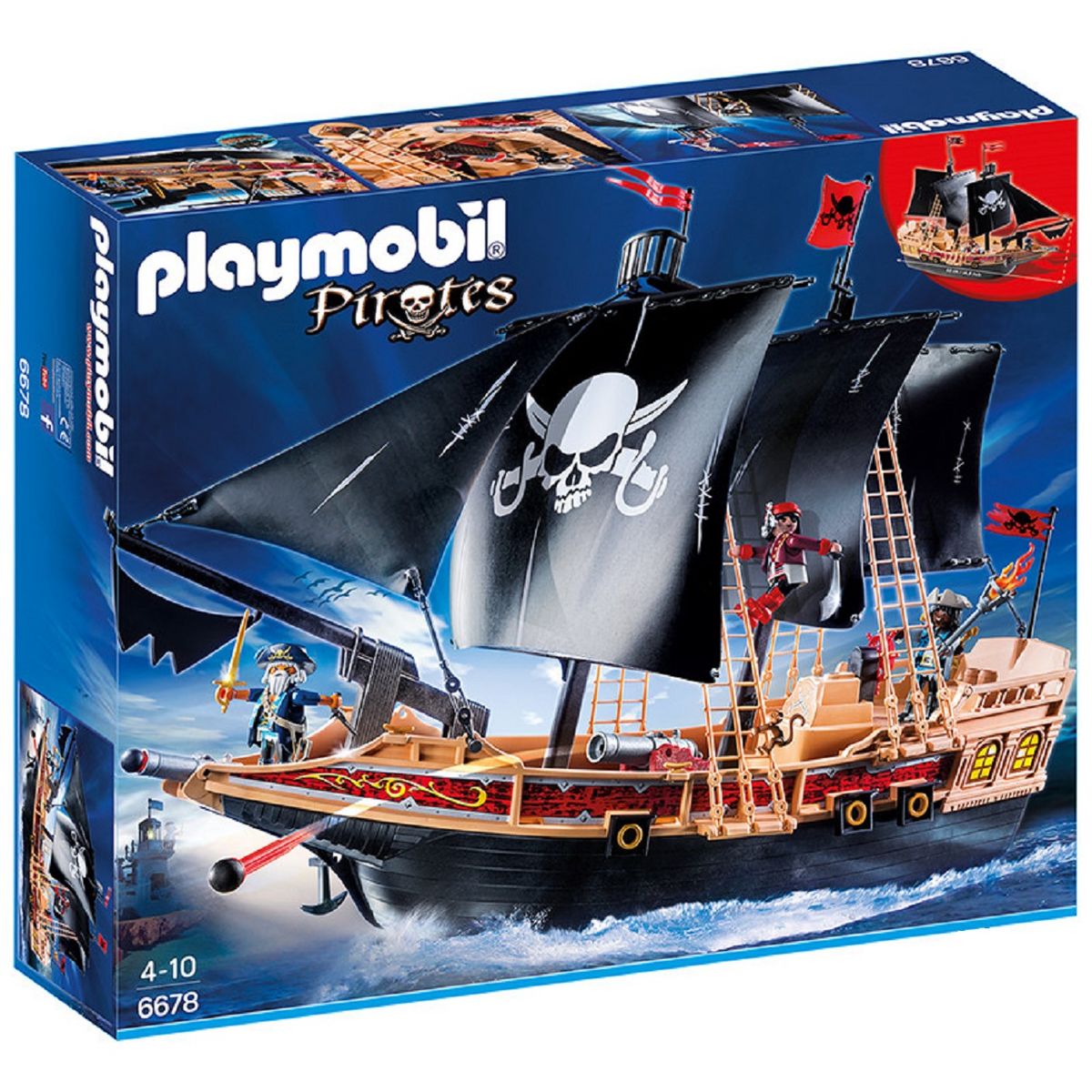 Bateau Pirate des Caraïbes Playmobil