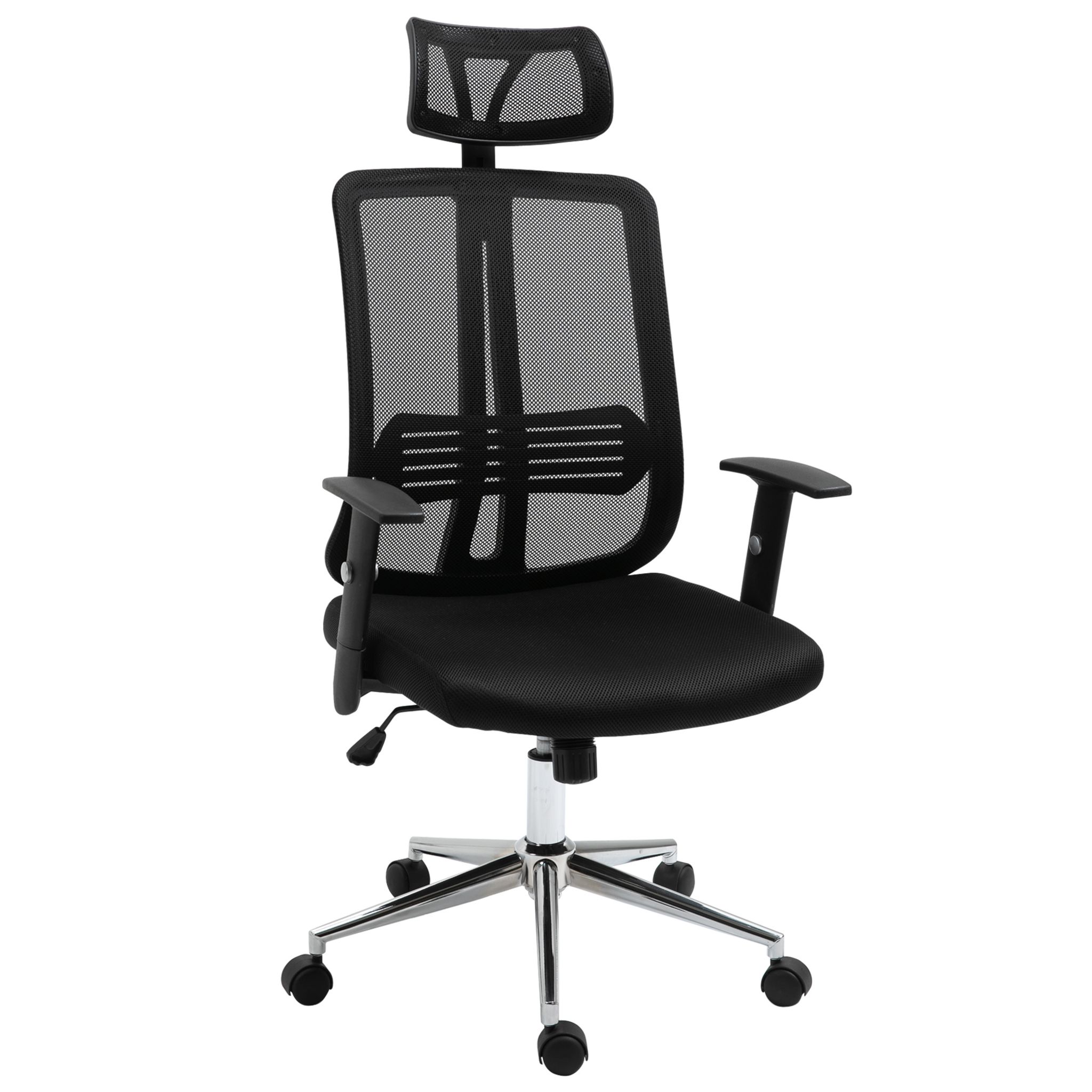 VINSETTO Vinsetto Fauteuil de bureau gamer pivotant, inclinable - coussin  lombaire, tétière, repose-pieds inclus - revêtement synthétique bleu noir  pas cher 