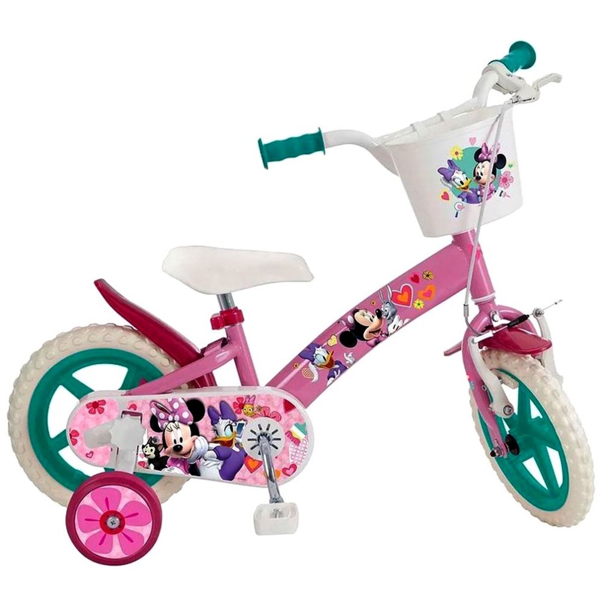 Velo 12 pouces Minnie Disney Fille 3/5 ans Stabilisateur