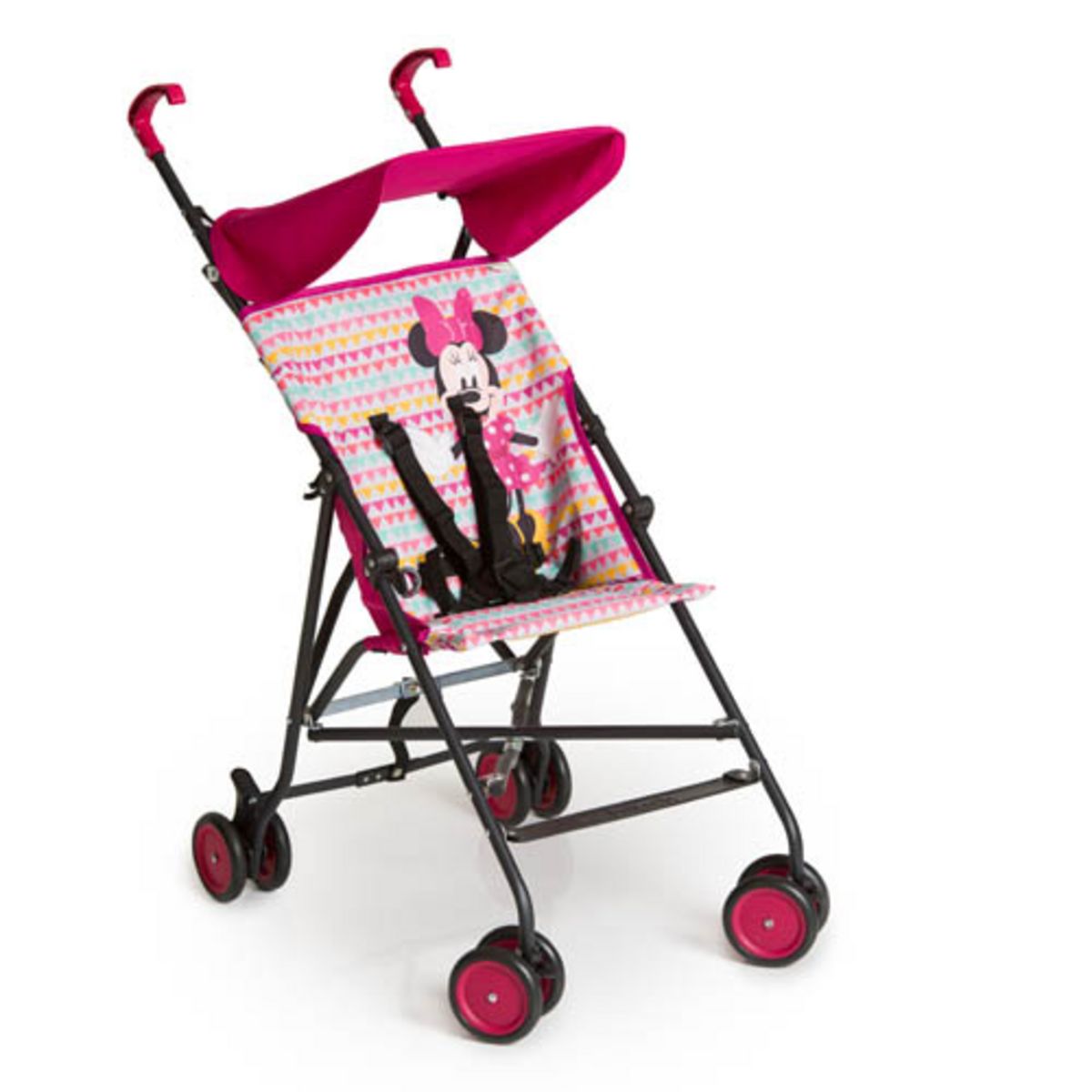 HAUCK Poussette canne avec canopy Sun Plus Disney Minnie - Rose pas cher 