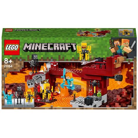 2x Lego Minecraft Steve One avec armure et épée argentées. -  France