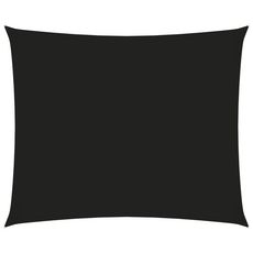 Voile de parasol Tissu Oxford rectangulaire 2x3 m Noir
