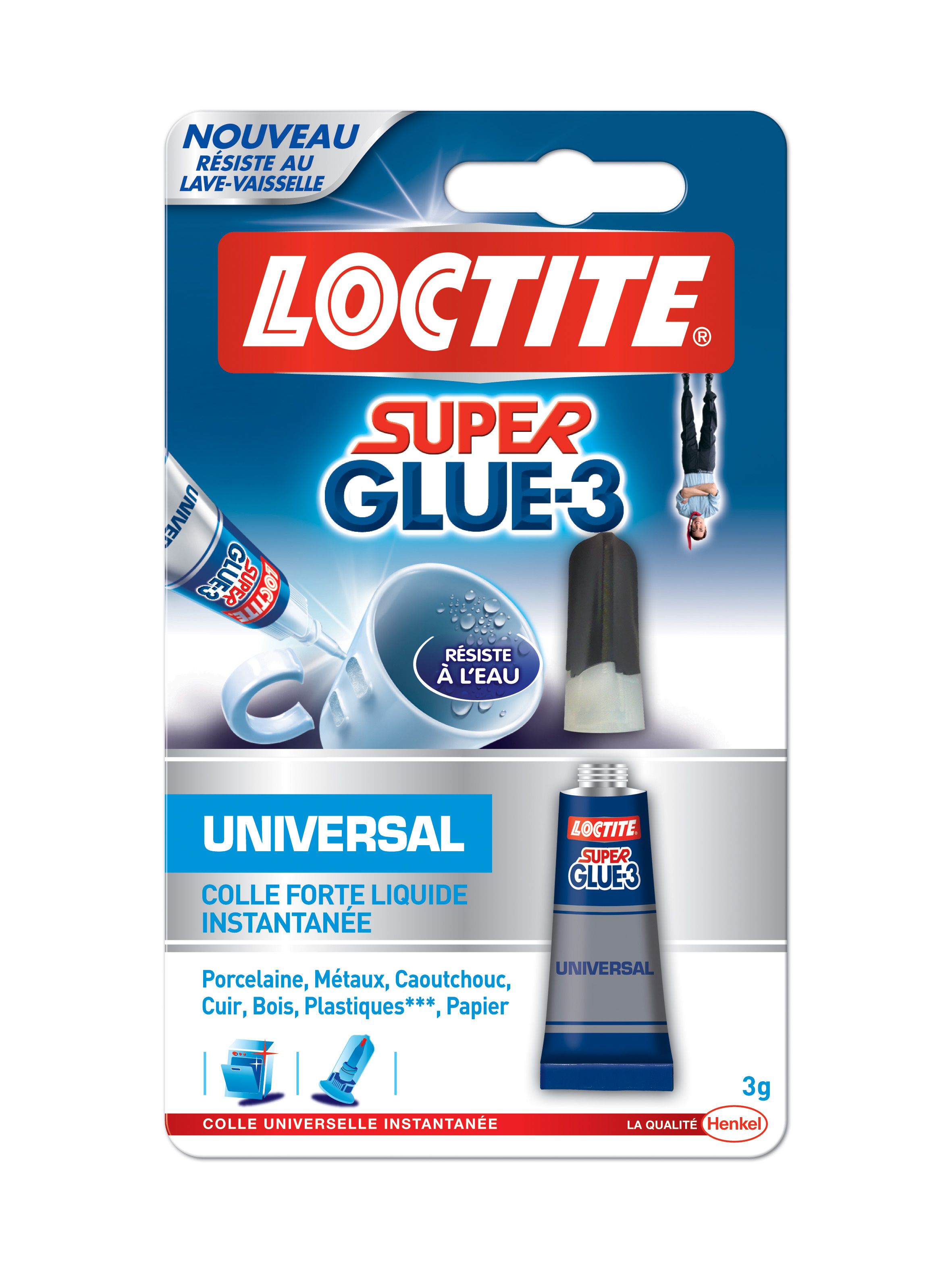 LOCTITE Colle super glue liquide 3g pas cher 