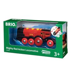 Brio 33592 Locomotive Rouge Puissante a Piles