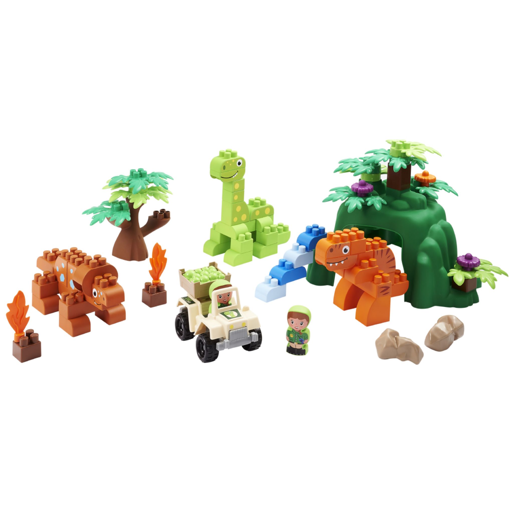 Gioco di costruzione con dinosauri Abrick Dinoland Écoiffier