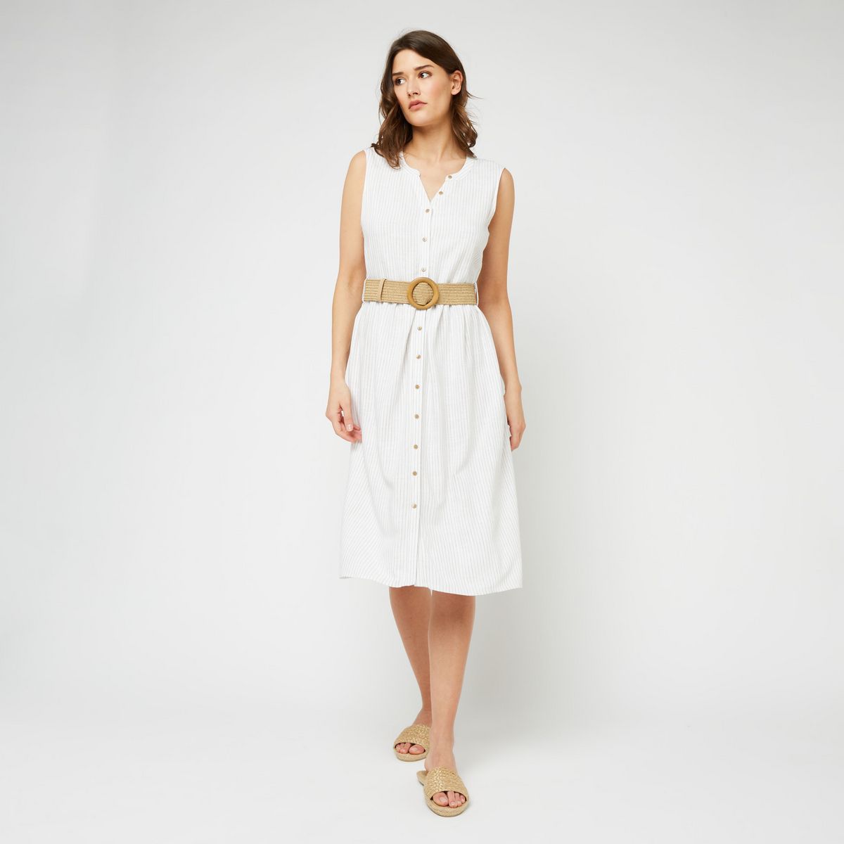 Robe cheap beige femme