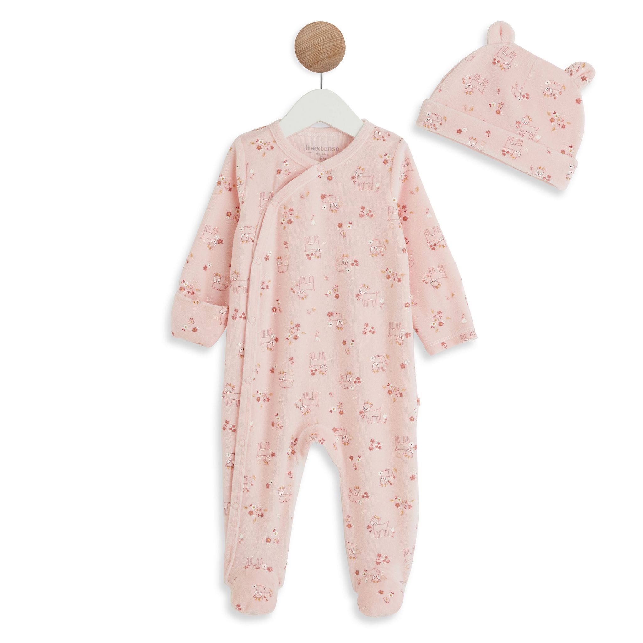 Ensemble sweat et pantalon avec bonnet bébé mixte en molleton Mini Souris -  PETIT BEGUIN