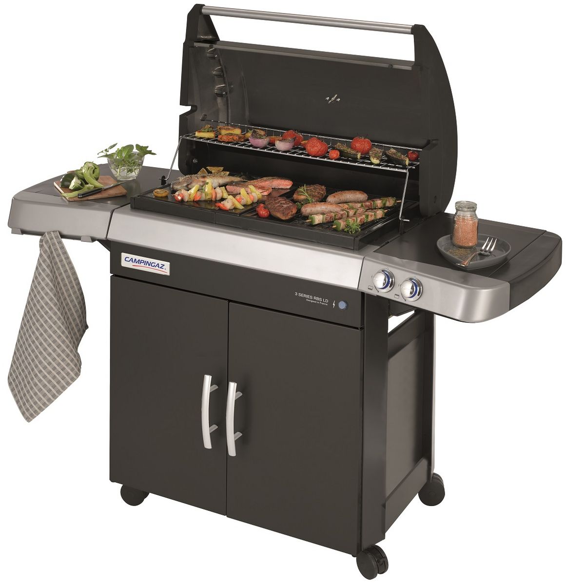 CAMPINGAZ Barbecue gaz 2 brûleurs RBS LD VARIO pas cher - Auchan.fr