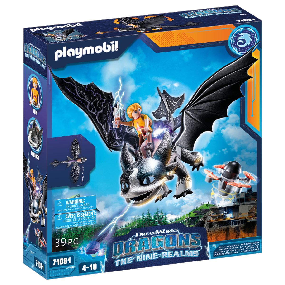 playmobil petit dragon vert