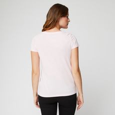 IN EXTENSO T-shirt manches courtes femme (rose pale)