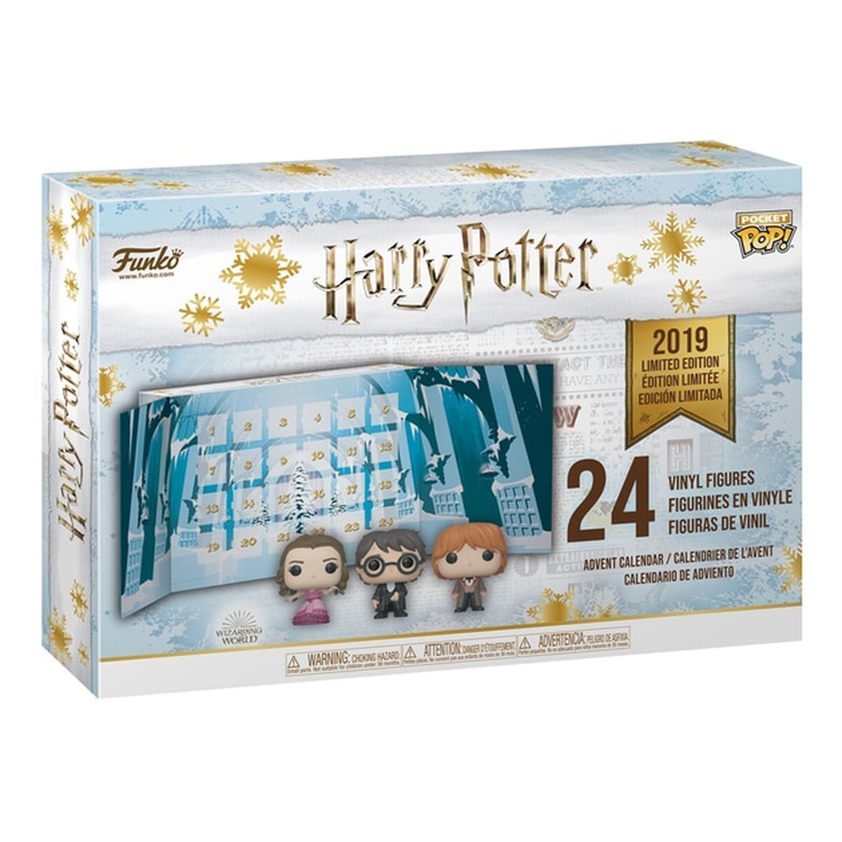 Blister 4 Pochettes + 1 carte en Édition Limitée Harry Potter