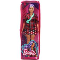 BARBIE Poupée Barbie Fashionistas - Cheveux violets