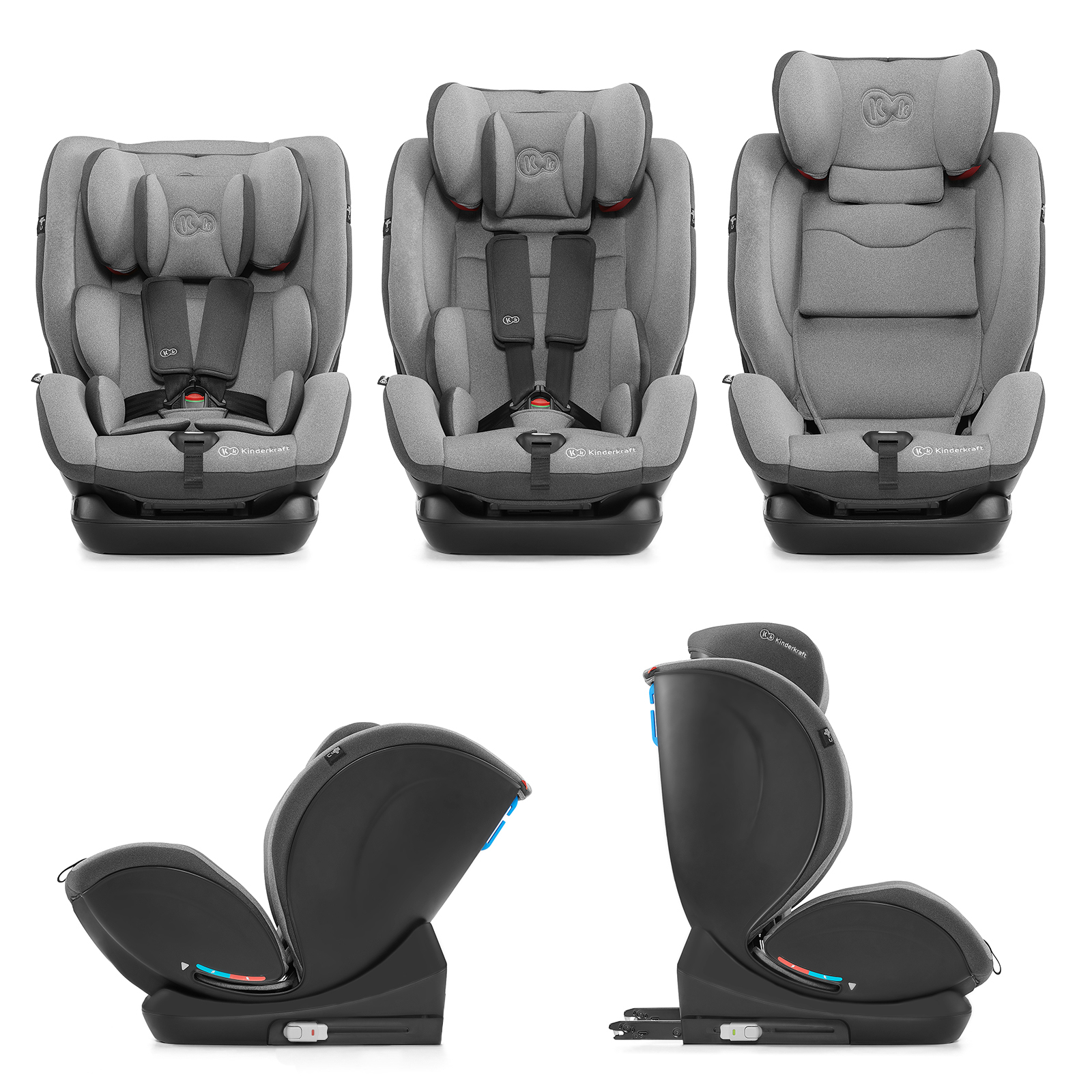 KINDERKRAFT Siège auto isofix groupe 0+/1/2/3 My Way pas cher 