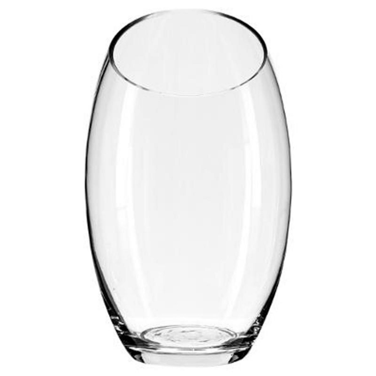  Vase Bombé  Clear  24cm Transparent