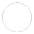DIADEMA Collier Véritables Perles de Culture Rondes 4-5 mm - Fermoir Argent 925 - MIMI