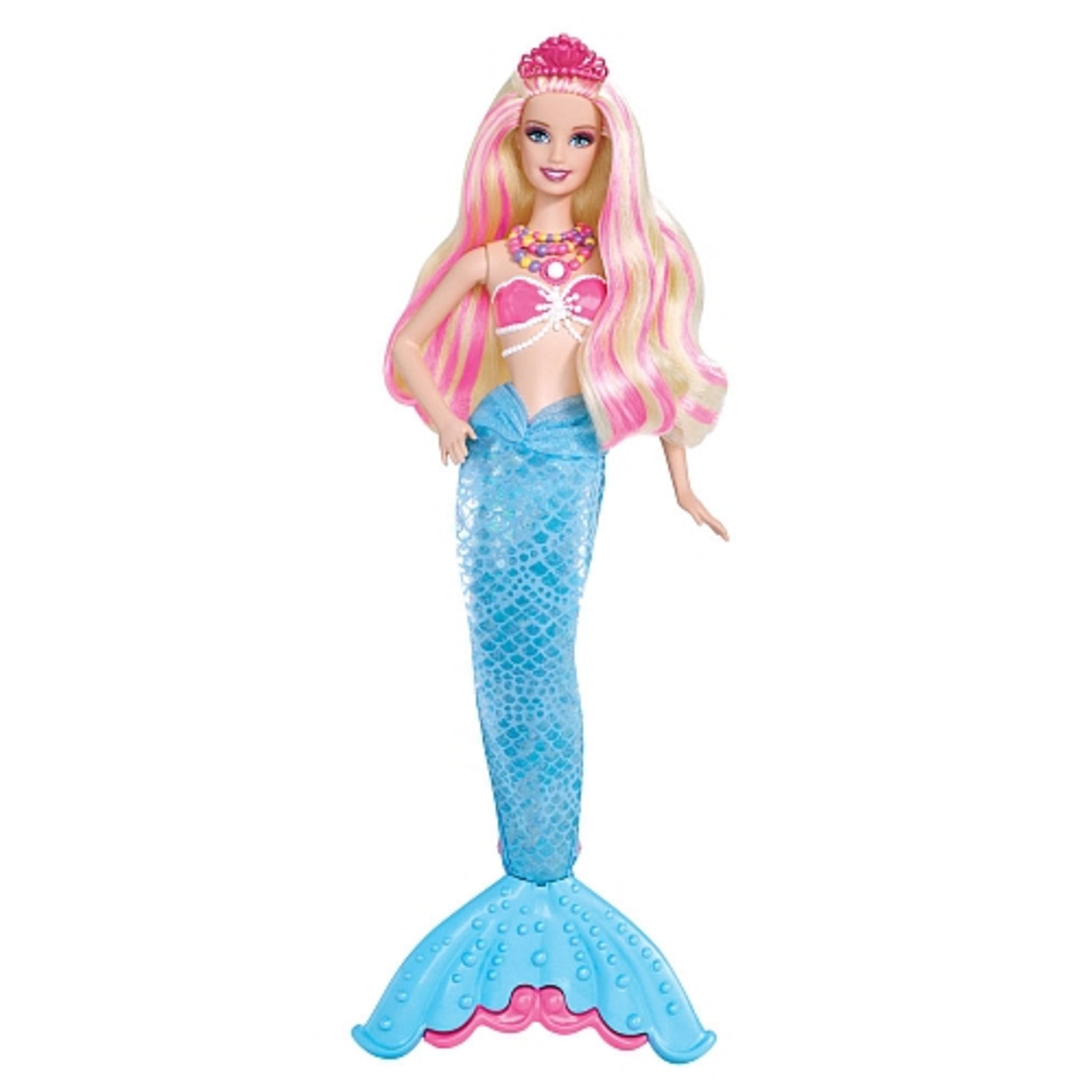 Barbie Sirene Qui Change De Couleur BARBIE Princesse sirène lumina pas cher - Auchan.fr