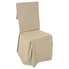 ATMOSPHERA Housse de chaise - H. 85 cm - Lin