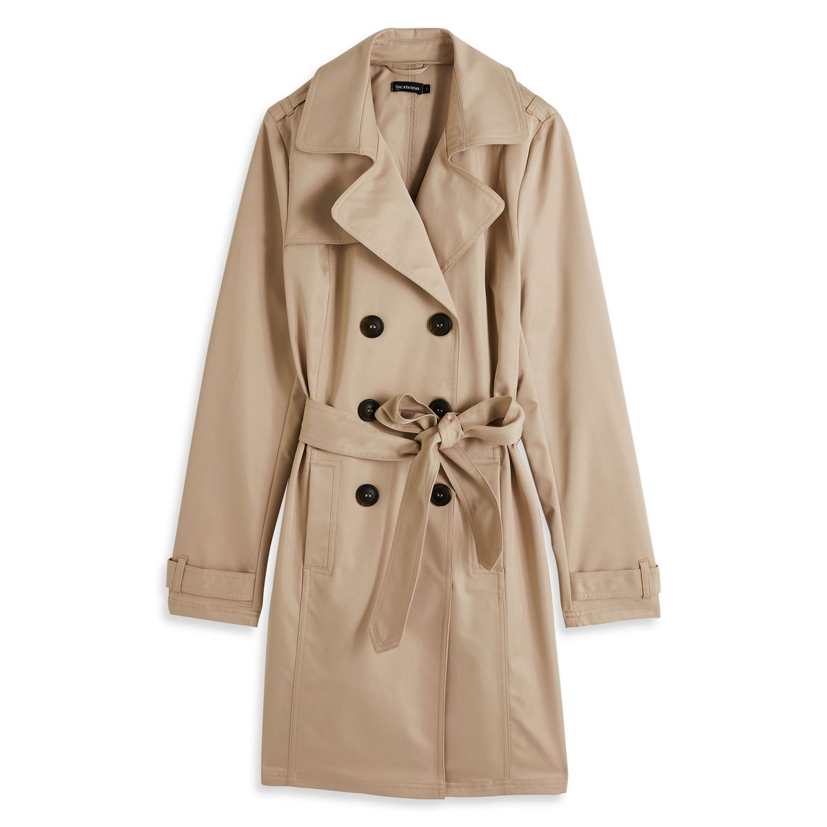 INEXTENSO Trench beige femme pas cher Auchan