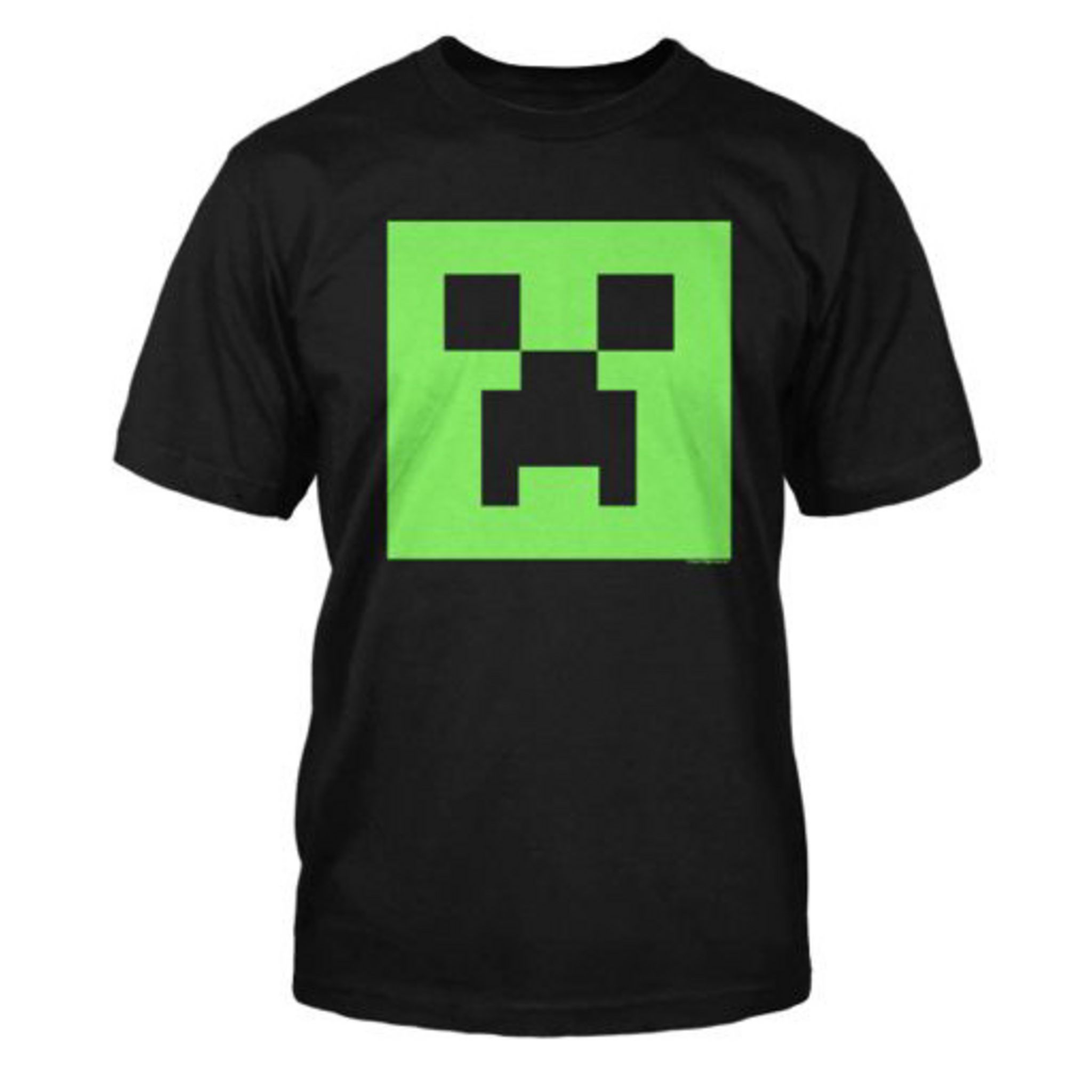 T-shirt Minecraft - Creeper Face - Taille M pas cher - Auchan.fr