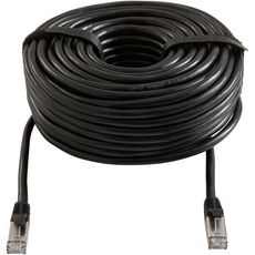 Câble Ethernet 25M Droit CAT6E noir