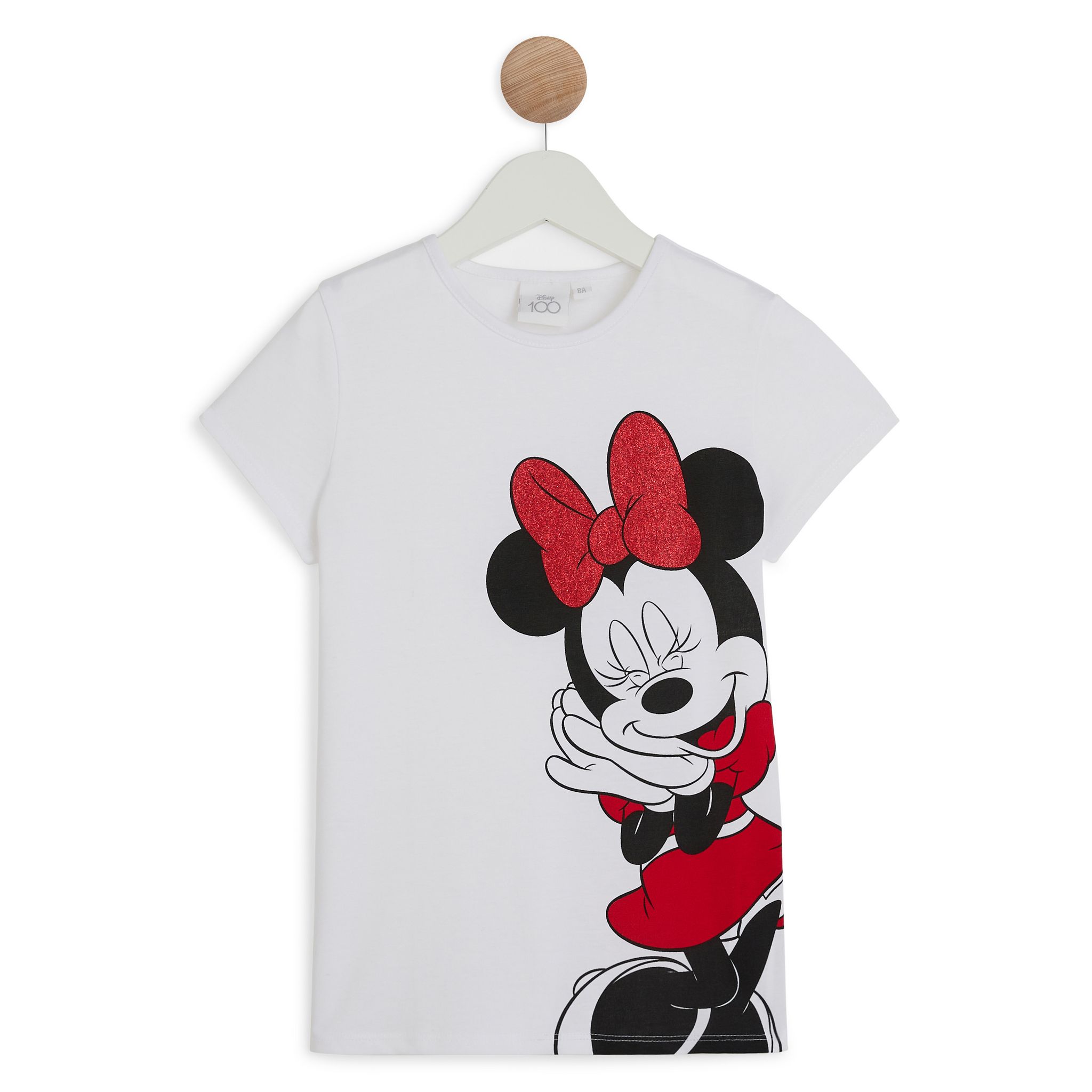 INEXTENSO T shirt manches courtes fille Minnie pas cher Auchan