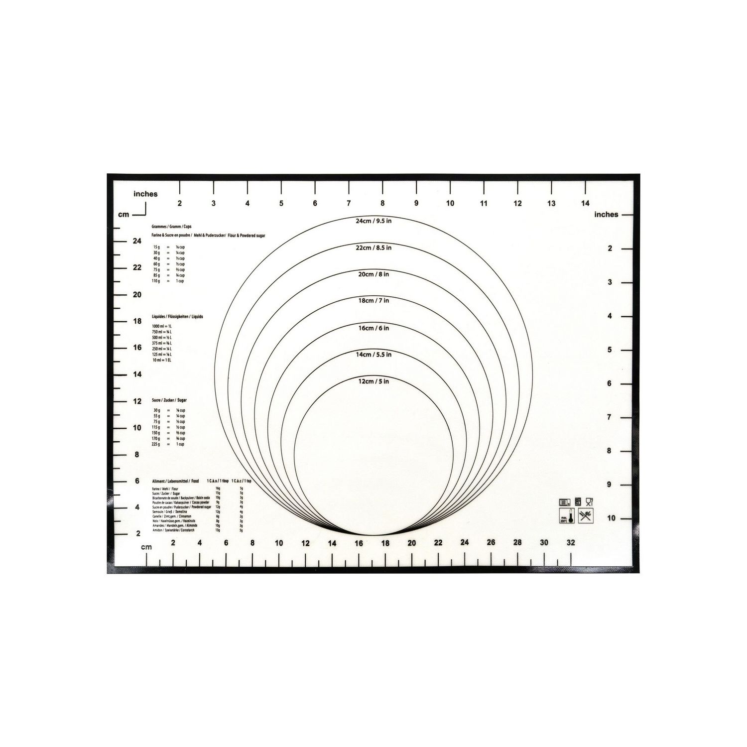 Tapis de Cuisson Silicone 42x30 (lot de 3)  Feuille de cuisson,  Alimentation, Tapis de cuisson