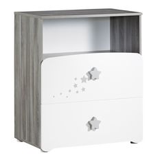 BABY PRICE Commode à langer 2 tiroirs + 1 grande niche NEW NAO