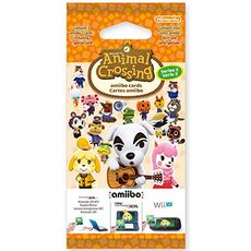 Paquet de 3 cartes Amiibo Animal Crossing Série 2