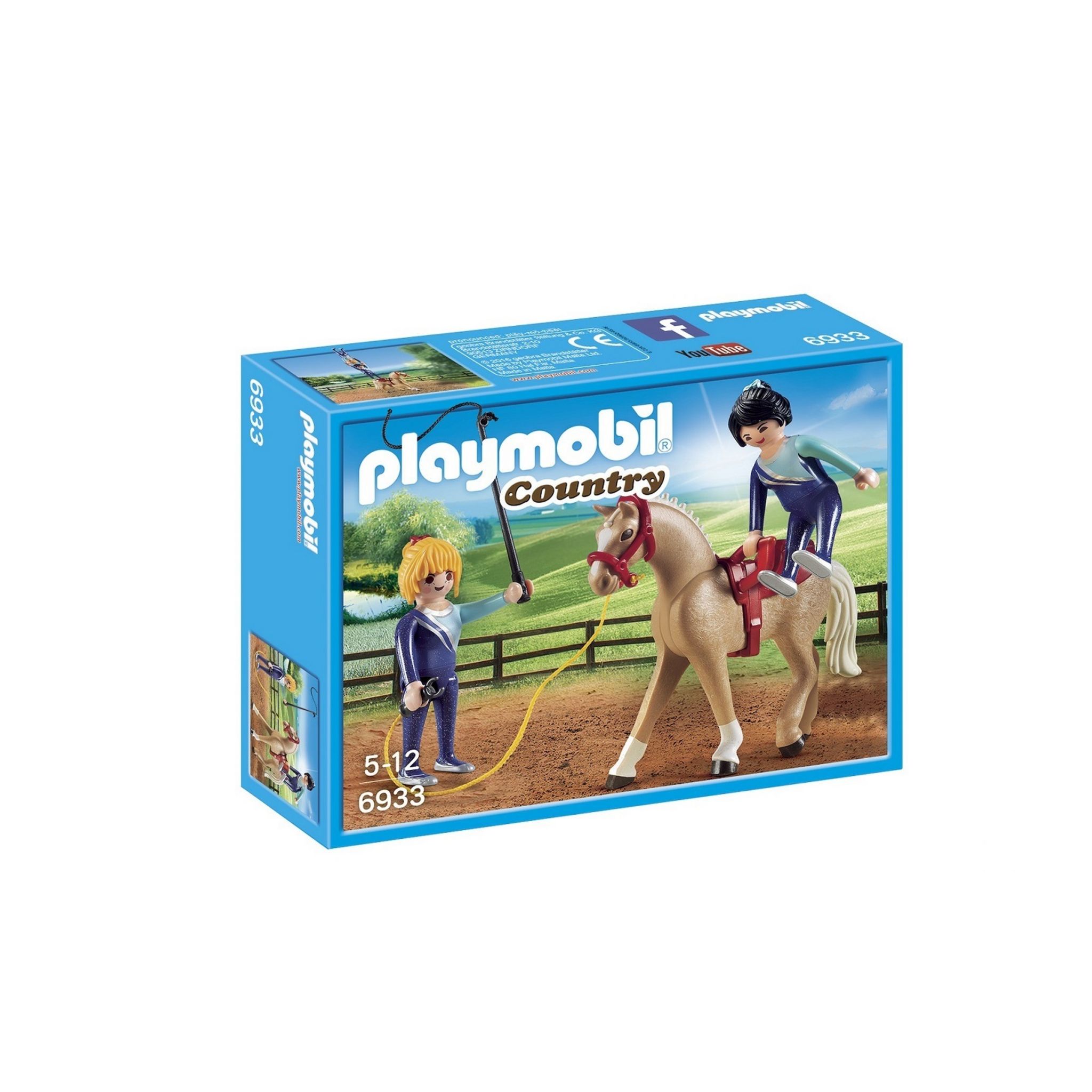 Playmobil Cavalière avec cheval - 70404