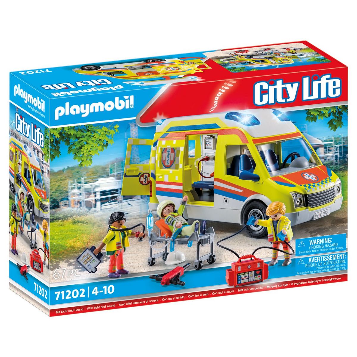 Soldes Playmobil Camion poubelle avec effet lumineux (70885) 2024 au  meilleur prix sur