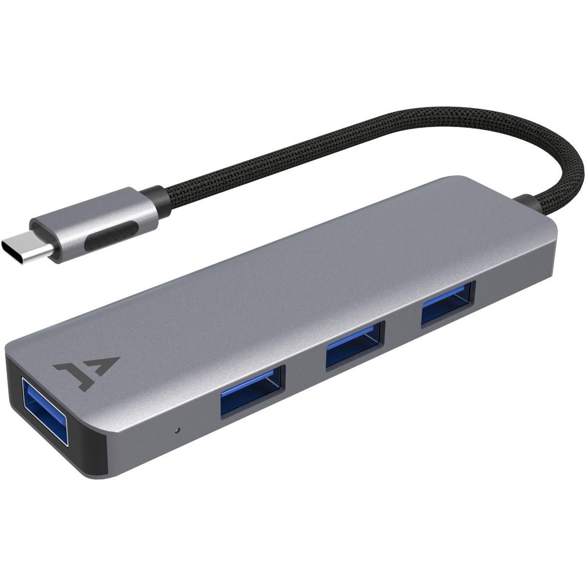 Hub USB C ADEQWAT USB-C / multiports 6 en 1