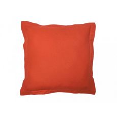 Soleil d'ocre Coussin 60x60 cm en coton PANAMA orange